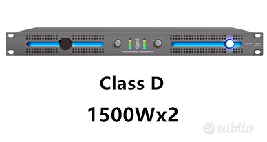 Finali e processori per impianto audio prof.