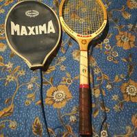 RACCHETTA TENNIS VINTAGE MAXIMA TORNEO + custodia 