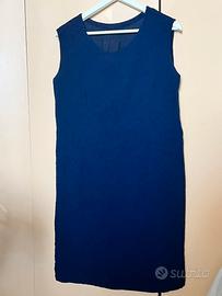 Vestito blu elegante vintage