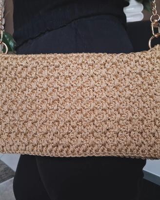 borsa,pochette ad uncinetto,borsa fatta a mano