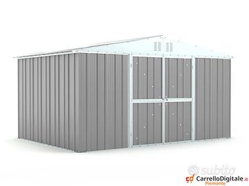 Box lamiera deposito Acciaio 403x269 grigio chiaro