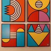 Quadro   arte moderna "Geo-metric"