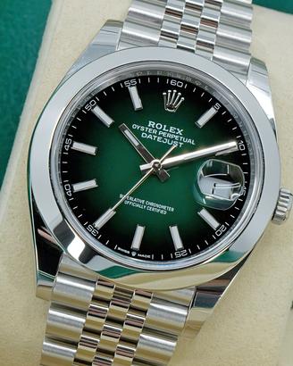 ROLEX DATEJUST 126300 OMBRE' 09/26 MAI USATO 