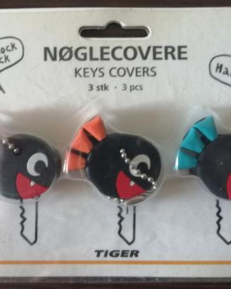 Set 3 copri chiavi marca Tiger