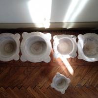 Antichi mortai in marmo 