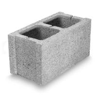 Mattoni in cemento riempiti di cemento