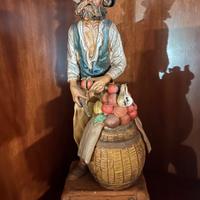 Statua terracotta Caltagirone: venditore di frutta