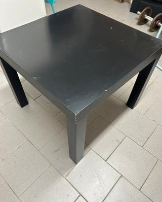Comodino quadrato nero