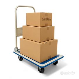CARRELLO PIEGHEVOLE TRASPORTO SCATOLE TRASLOCHI