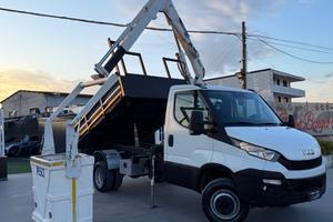 IVECO DAILY 70C17 GRU + CESTELLO RIBALTABILE