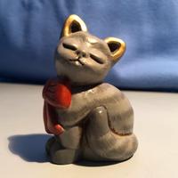 Statuina in ceramica Thun vintage