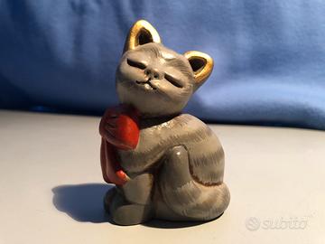 Statuina in ceramica Thun vintage