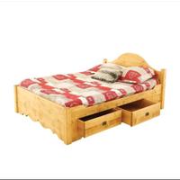 Letto matrimoniale legno massello artigianale