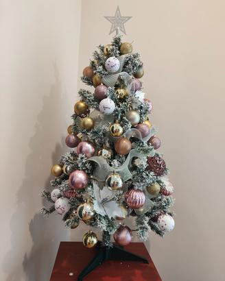Albero di natale innevato 120 cm 
