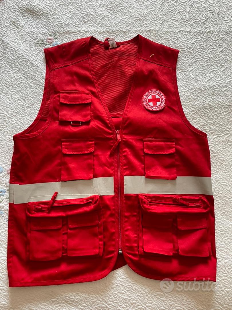 Gilet croce outlet rossa