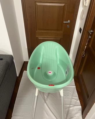 Vaschetta lavaggio neonati OK Baby, con cavalletto