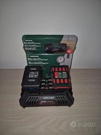 Caricabatterie PARKSIDE  doppia ricarica batteria 