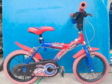 bicicletta spiderman r 14