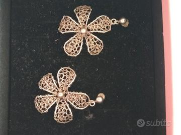 Orecchini argento in filigrana