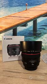 Lente canon 50mm f/1.2 come nuovo