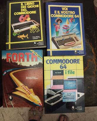 libri commodore64 vintage ottanta