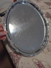 vassoio ovale in acciaio inox