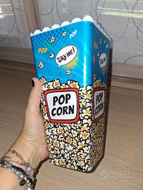 Barattolo pop corn nuovo 