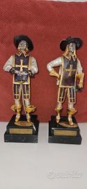 statuette Aramis e Portos
