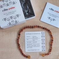 Collanina in Ambra 100%