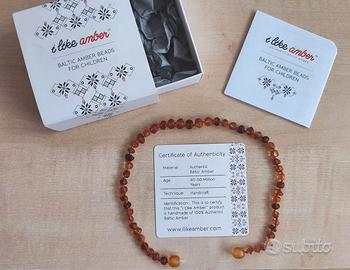 Collanina in Ambra 100%