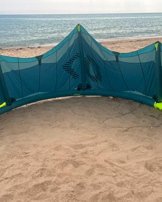 Barra e vela kitesurf 7 mq