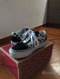 Vans old skool outlet nere a scacchi