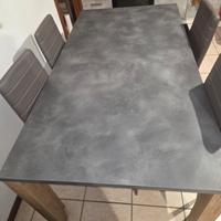  tavolo da pranzo moderno misura 90×160 cm 