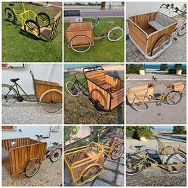 Cargo bike artigianale in 2 mesi