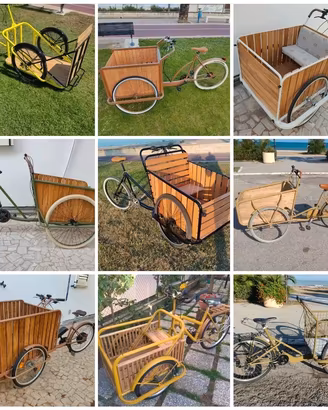 Cargo bike artigianale in 2 mesi