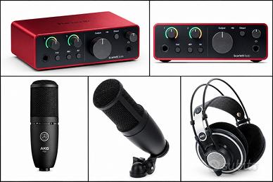 Pacchetto studio registrazione