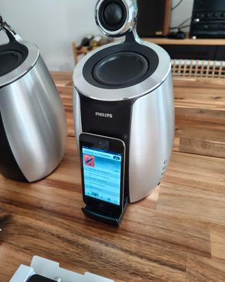Casse Philips SoundSphere con dock iPod/iPhone