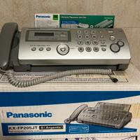 TELEFONO FAX PANASONIC KX-FP205JT + 2 ricambi