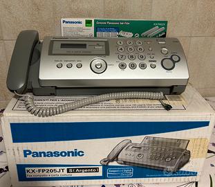 TELEFONO FAX PANASONIC KX-FP205JT + 2 ricambi