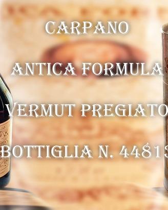 Carpano Antica Formula Vermouth 1.00lt bottiglia