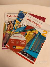 Set di libri Todo el mundo 2 Spagnolo Ramos 