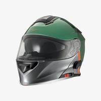 CASCO MODULARE MOTO GUZZI MODULAR BT VERDE GRIGIO