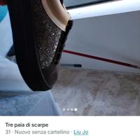 tre paia di scarpe liu jo numero 31