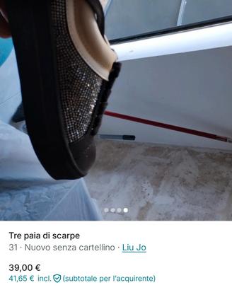 tre paia di scarpe liu jo numero 31
