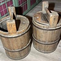 Coppia secchi antichi cinesi