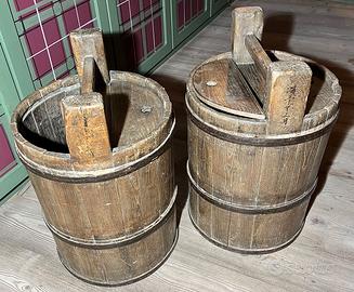 Coppia secchi antichi cinesi