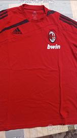 Maglia-t-shirt AC Milan Adidas Bwin 2009/10