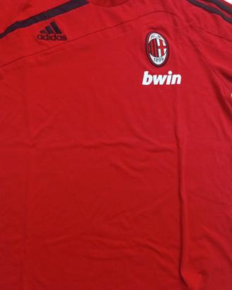 Maglia-t-shirt AC Milan Adidas Bwin 2009/10