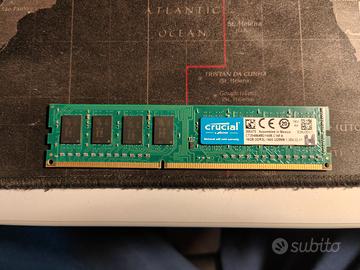 Crucial CT204864BD160B 16GB DDR3-1600Mhz singolo