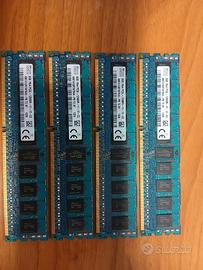 4 momorie ram da 8 GB PC3L
